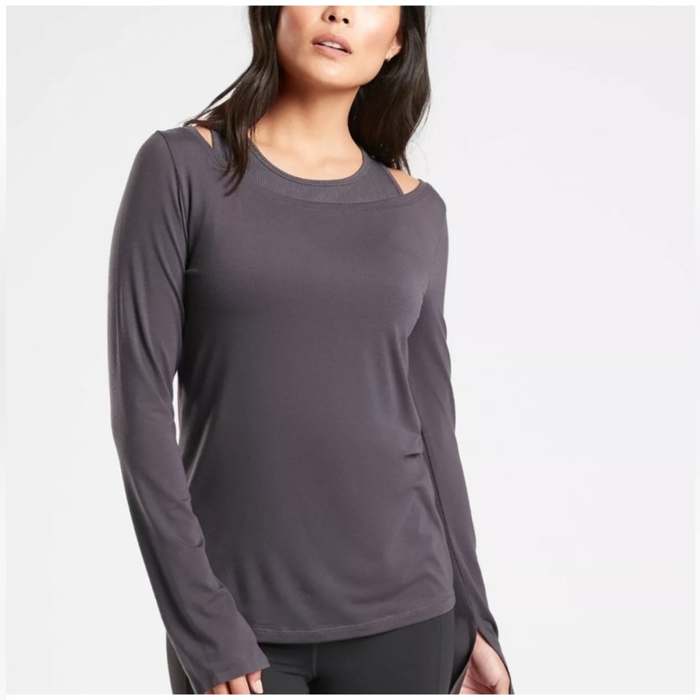 ATHLETA Essence Groove Long Sleeve Top